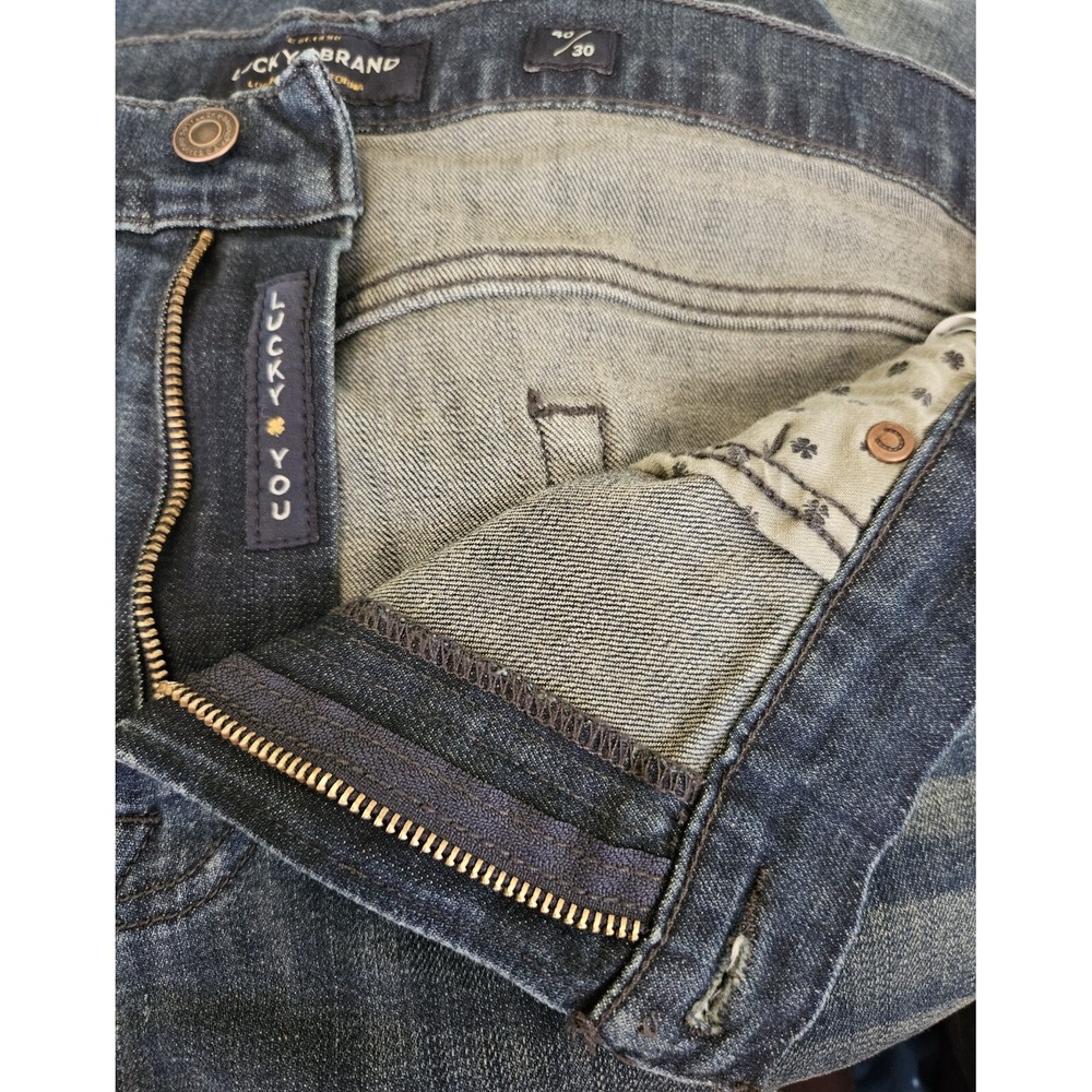 Lucky Brand Jeans '221 Straight' Mens tag=40x30 (MEASURED=41x28.5) - Picture 11 of 16